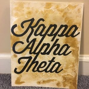Kappa Alpha Theta 8x10 canvas
